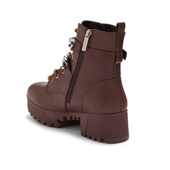 Cape Robbin Koda Chainlink Lace Up Platform Boot Size 8 - Picture 2 of 5